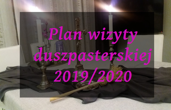 Plan wizyty duszpasterskiej 2019/2020