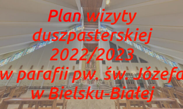 Kolęda 2022/2023 – plan