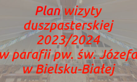 Plan wizyty duszpasterskiej 2023/2024